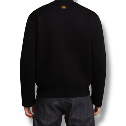 G Star fabric mix knit jacket
