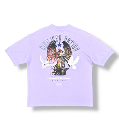 Civilized Men Lawless Redemption Tee (Lilac)