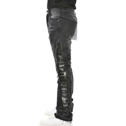 Vicious Stacked Cathedral Rip And Repair Jeans