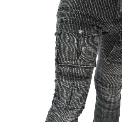 Vicious Stacked Onyx Cargo Pants