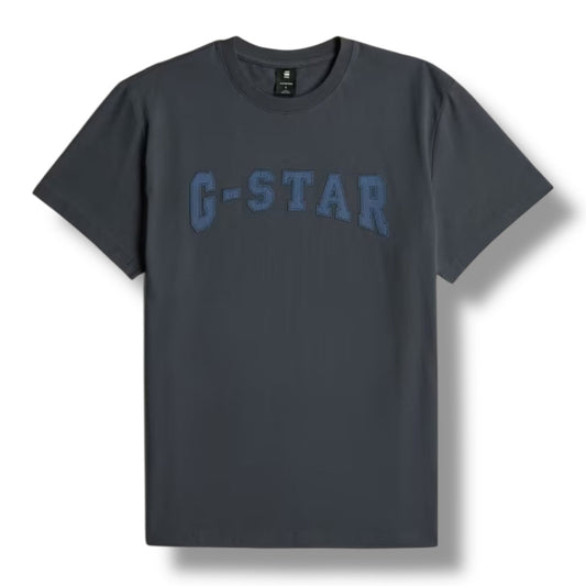 G-Star Felt Logo Jersey Navy