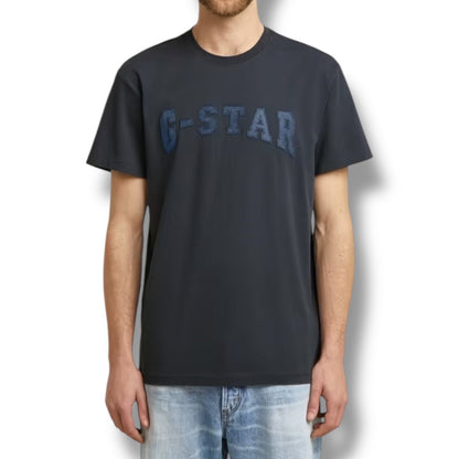 G-Star Felt Logo Jersey Navy